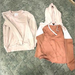 2 Abercrombie & Fitch sweatshirt/hoodie - xs